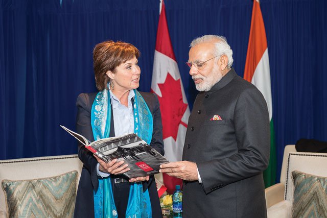 Premier Christy Clark welcomed His Excellency Narendra Modi