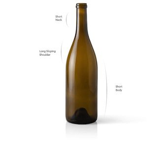 TricorBraun Burgundy wine bottle