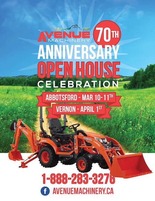 Avenue Machinery Abbotsford 70th Anniversary