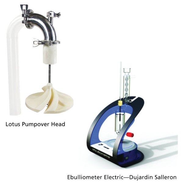 Pumpover Head &amp; Ebulliometer
