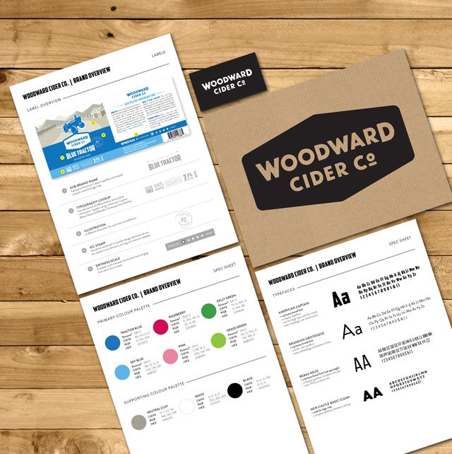 Woodward Cider – brand examples