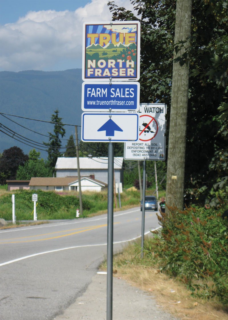New signage for True North Fraser.