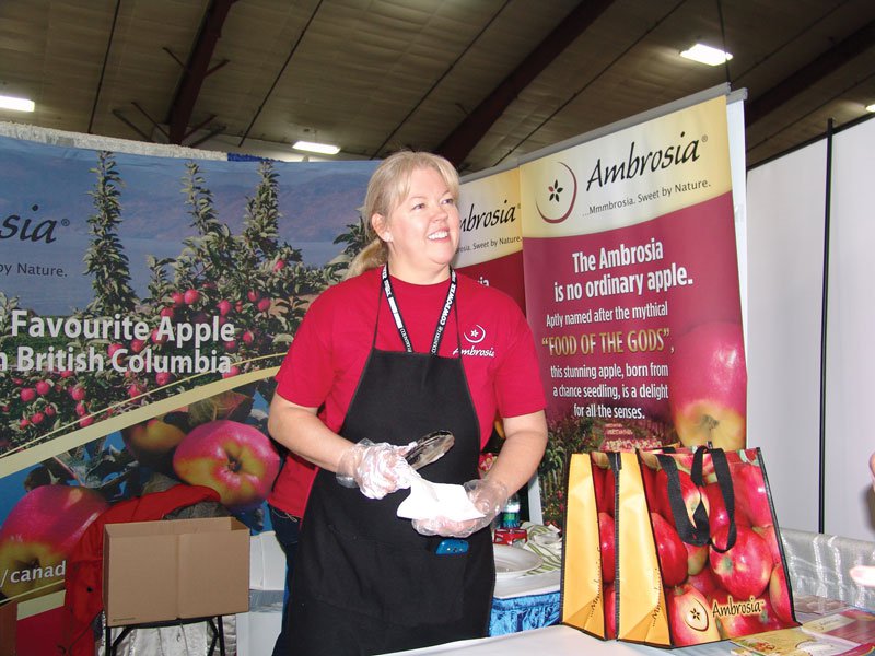 Ambrosia Booth at Pacific Ag Show