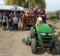 Tractor tour at Double Cross Cidery.